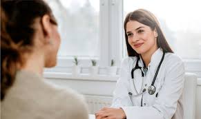 Doctor consulting a patient
